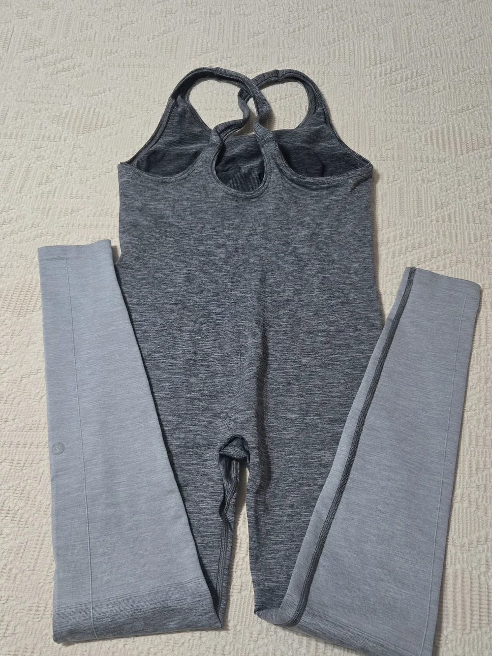 lululemon athletica Gray Ombre One-Piece Jumpsuit